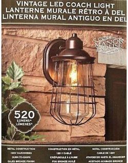 Manor house led porch/exterior light