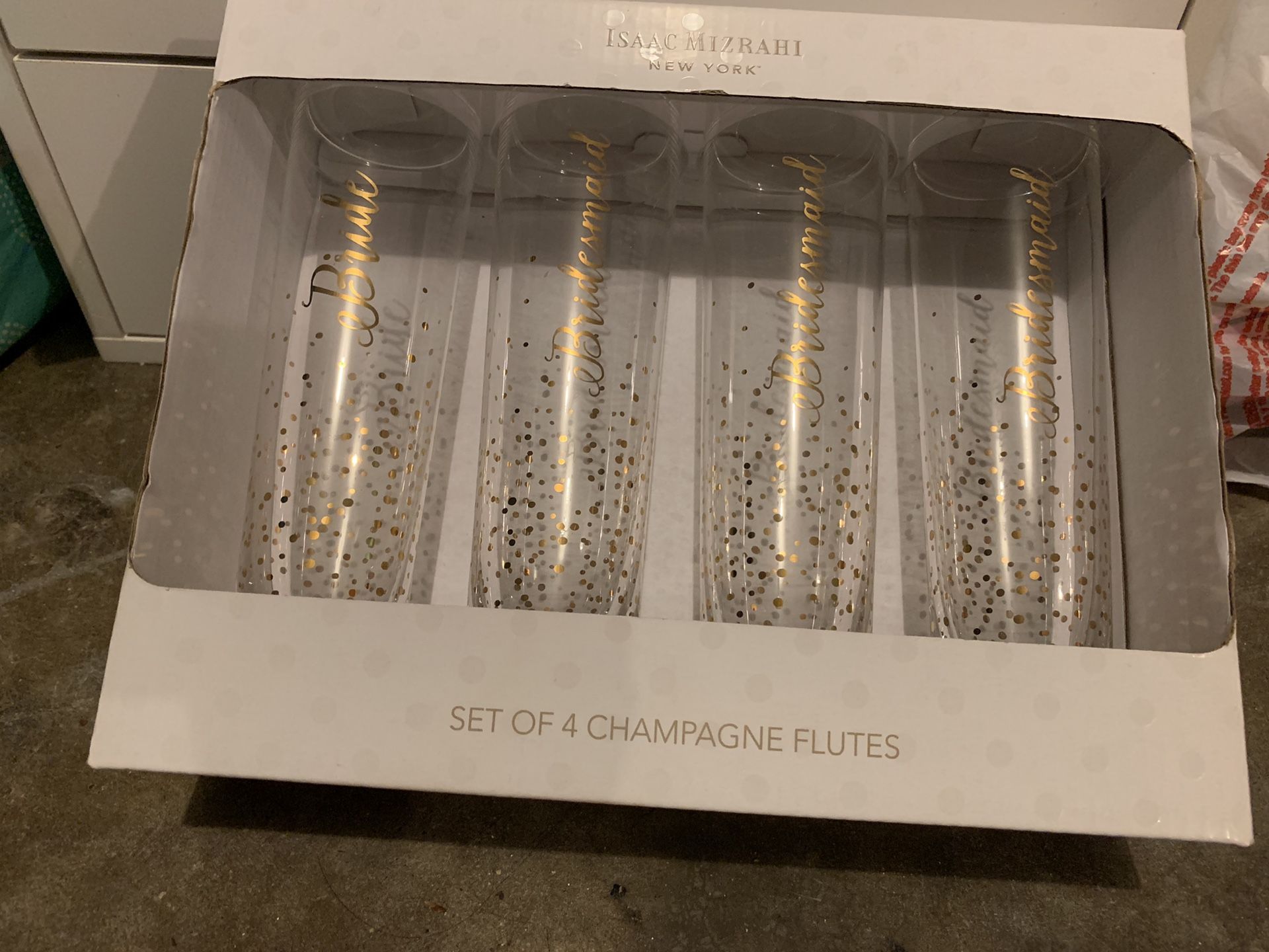 Isaac Mizrahi Champagne Flutes
