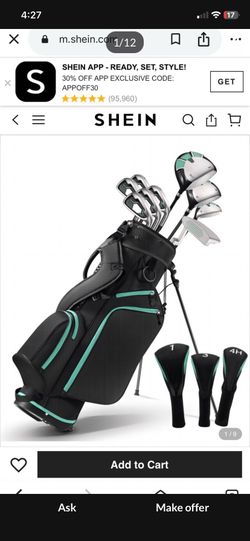 Brand new graphite, Adult golf club set for 160