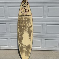 Ocean Pacific Thruster Surfboard 6’ 2” X 19” Tri-Fin