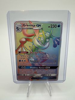 Greninja GX Secret Rare Full Art Holo 230 HP SM Forbidden Light 133/131