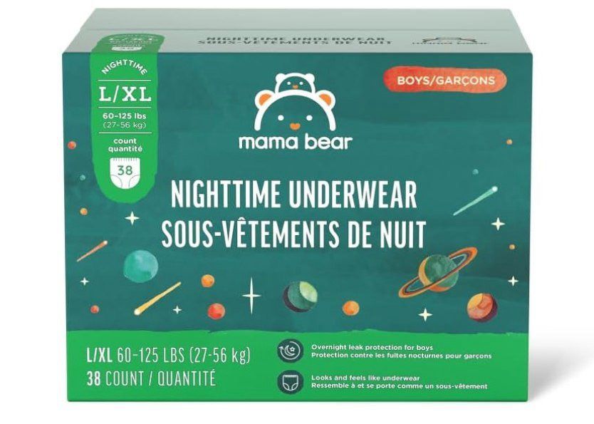 Mama Bear 38ct. Size L/XL Nightime Underwear