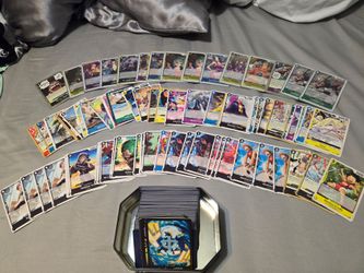 One Piece trading card Lot - Foils and random cards