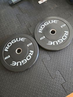 Rogue Fitness 45lb Echo Bumper Plates