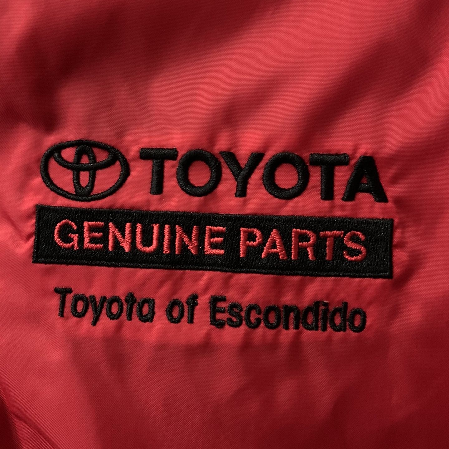 Toyota Windbreaker Red