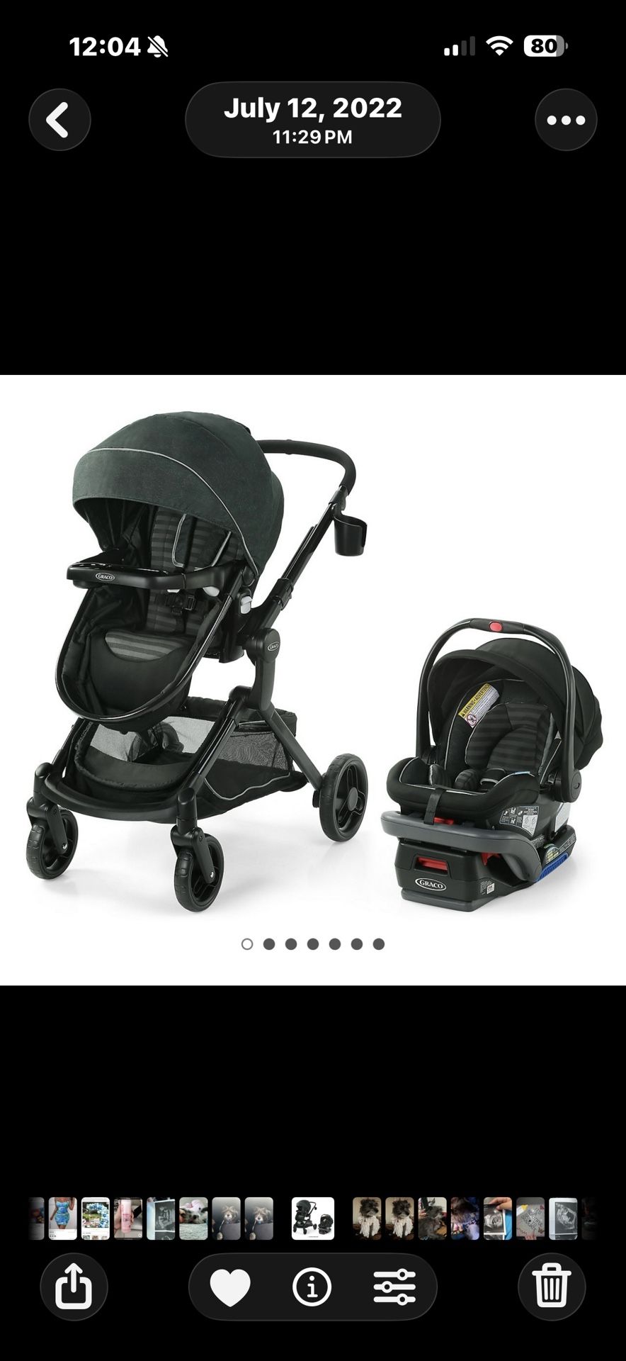 Graco® Modes™ Nest DLX Travel System in Black