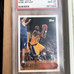 1996 Kobe Bryant Topps #138 PSA 10