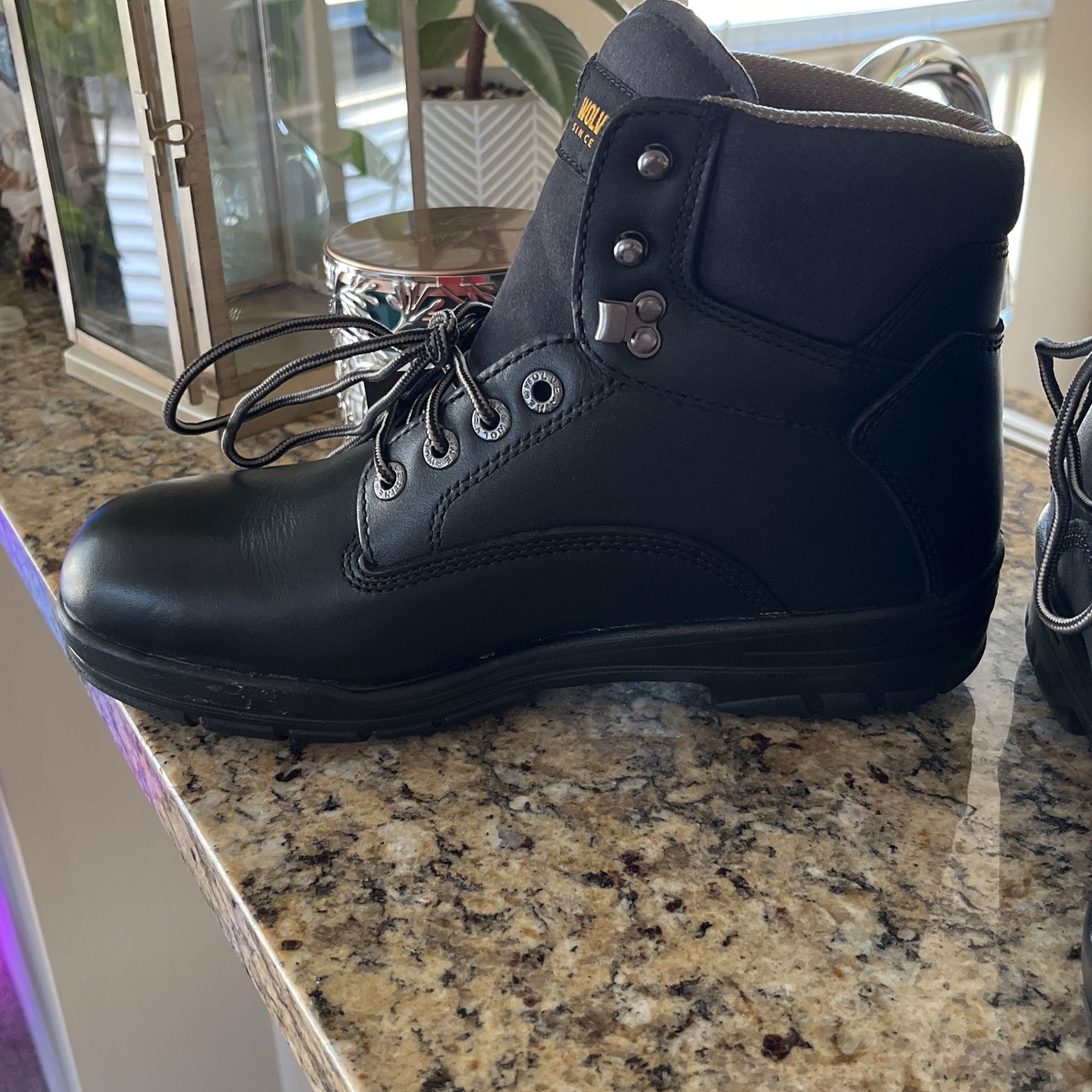 Wolverine Leather Work Boot 9.5 Men’s