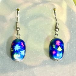 Beautiful Blue Glass Beaded Earrings - 3 Different Styles