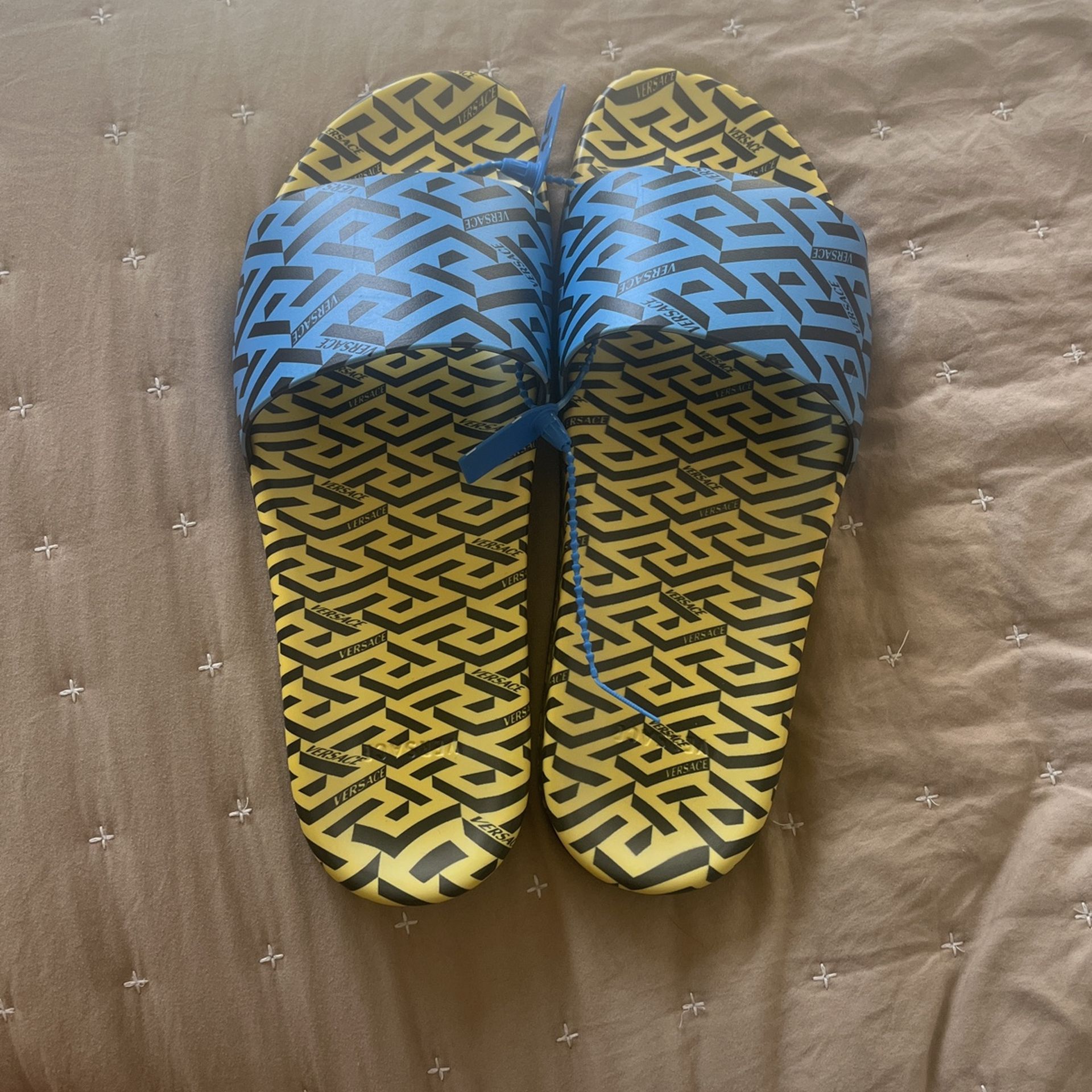Versace X Goyard Slides