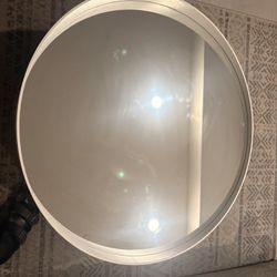 IKEA Stockholm White Round Mirror 