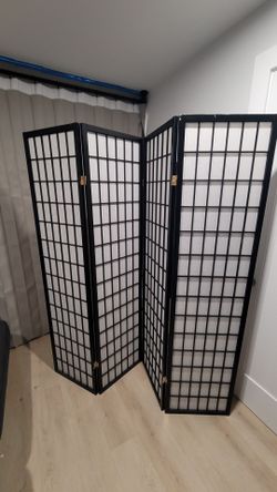 4 panels room divider