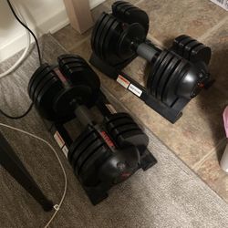 Dumbbell Set With Tray