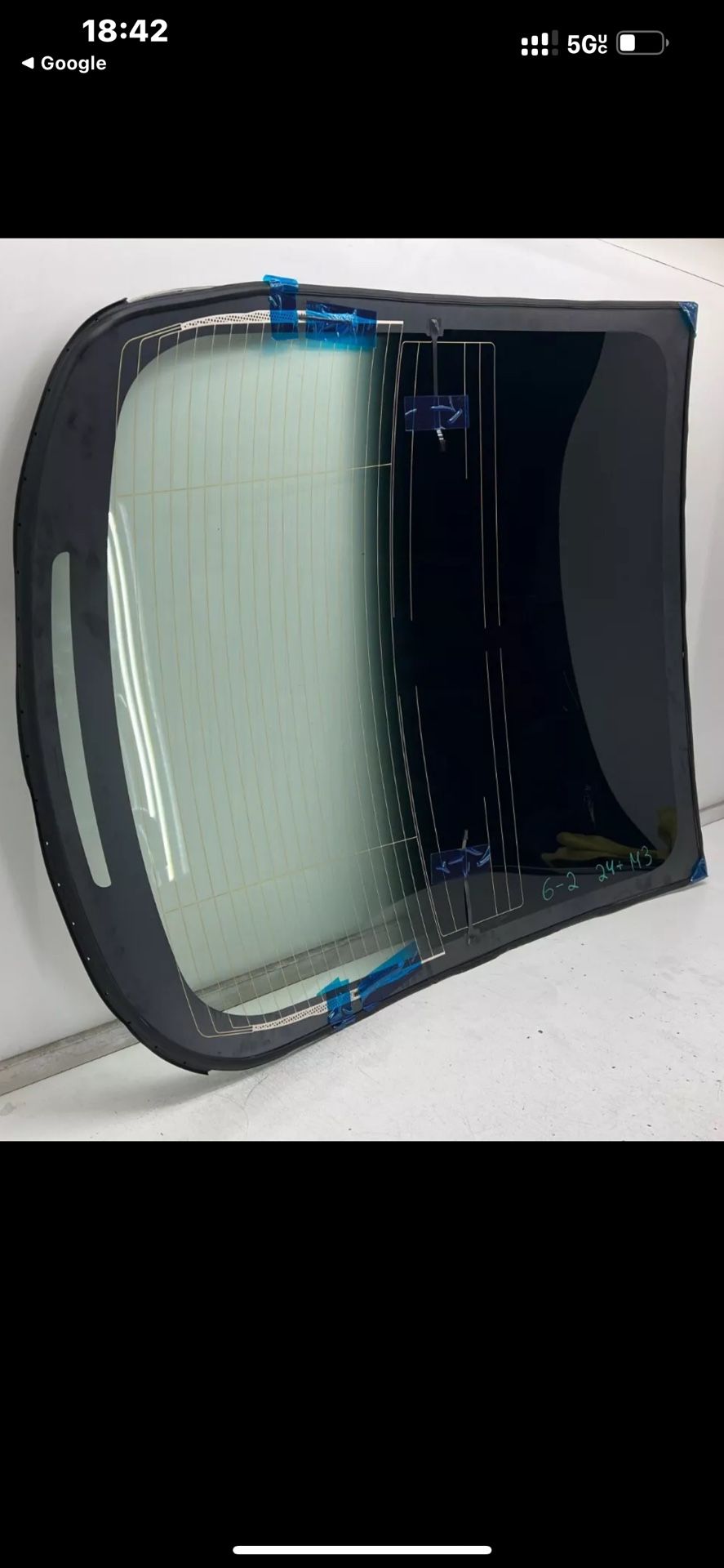 Tesla Model 3 Rear Panoramic Windshield
