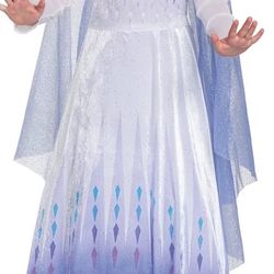 Frozen 2 Elsa Costume Size M (8-10)