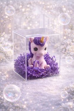 SparkleHoof Unicorn Soap – Watermelon Scent Kids Gift Collectible Soap Bubblebrook Village