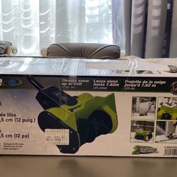 🌟New🌟 Earthwise Power Tools by ALM 20-Volt 12-Inch Cordless Electric Snow Thrower