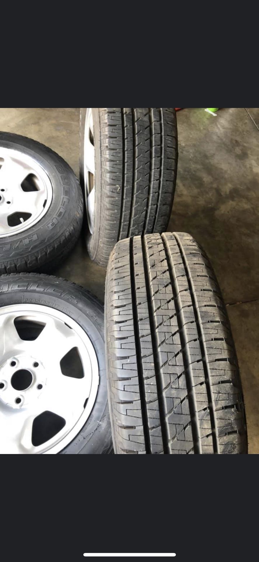 HONDA RIDGELINE RIMS P245/65R17