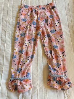 Matilda Jane Clothing Girls Size 12Y EUC Floral Capris