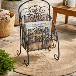 Vintage magazine or book holder