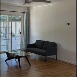 IKEA GLOSTAD Loveseat, Knisa dark gray