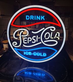 Pepsi cola collectable sign