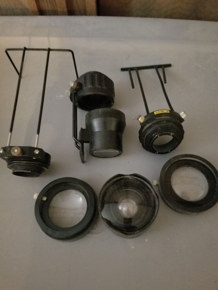 Camera equipment, lenses