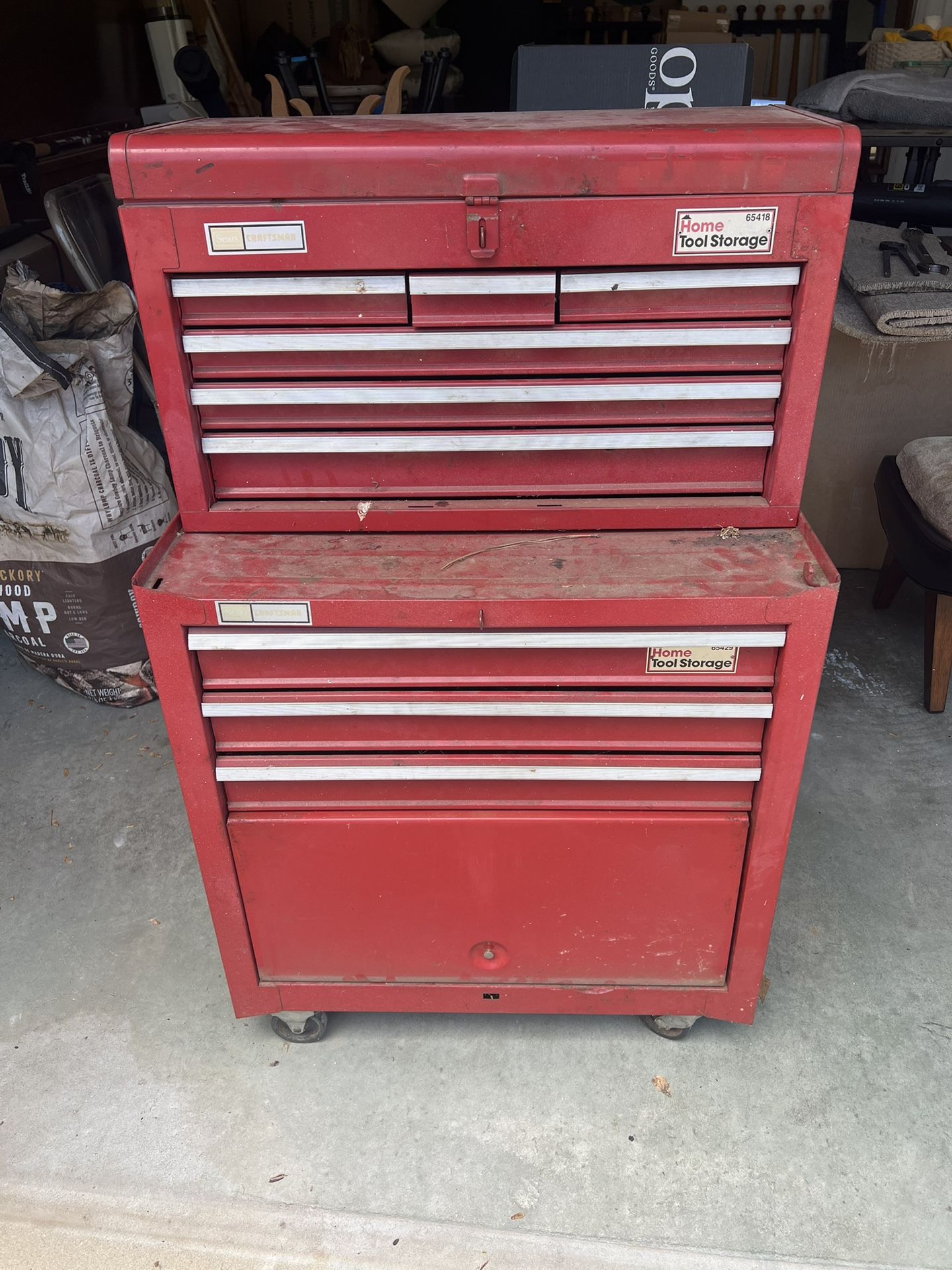 Craftsman Tool Chest (Fully Loaded Two Piece)