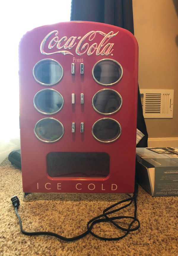 Coca Cola mini refrigerator vending machine for Sale in Louisville, KY