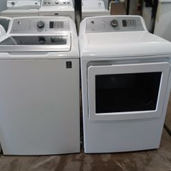 GE Set Washer And Electric Dryer