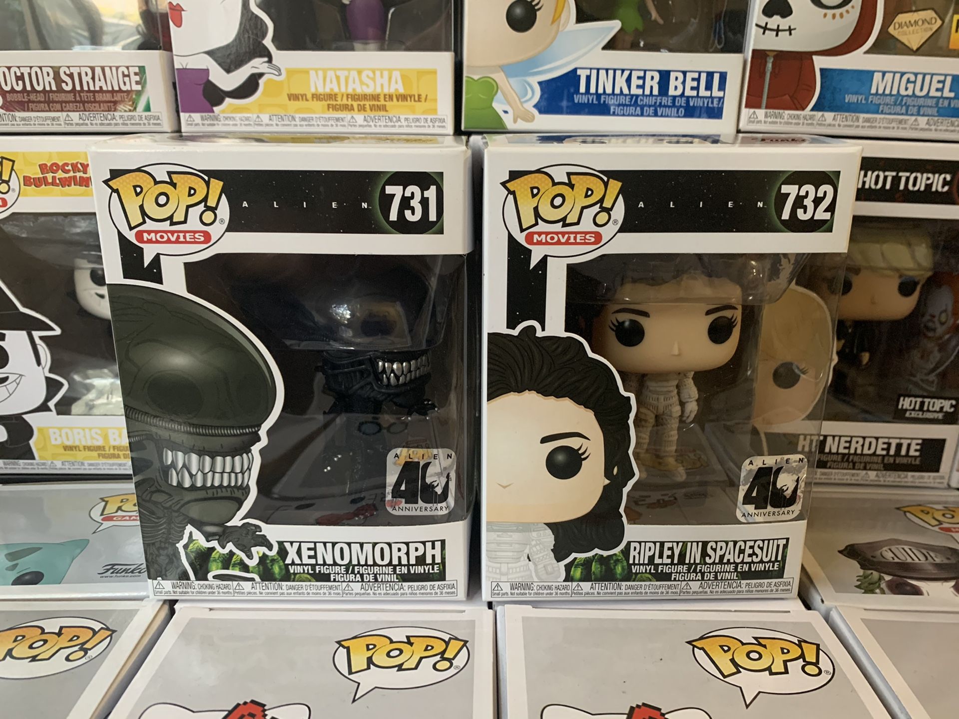 Funko Pop Alien 40th Anniversary Set