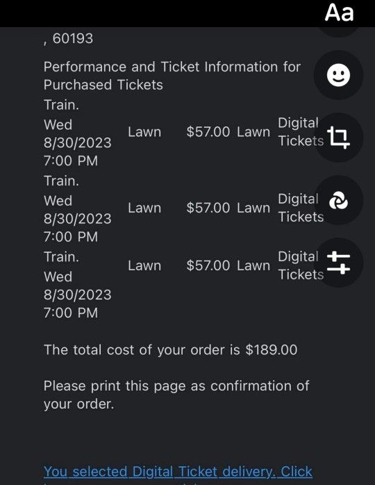 RAVINA- Train Tickets