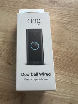 Ring Doorbell Wired - Black
