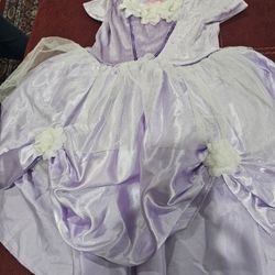 Halloween Costume Blue Princess Costume 4-6x