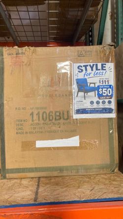 Blue Accent Arm Chair