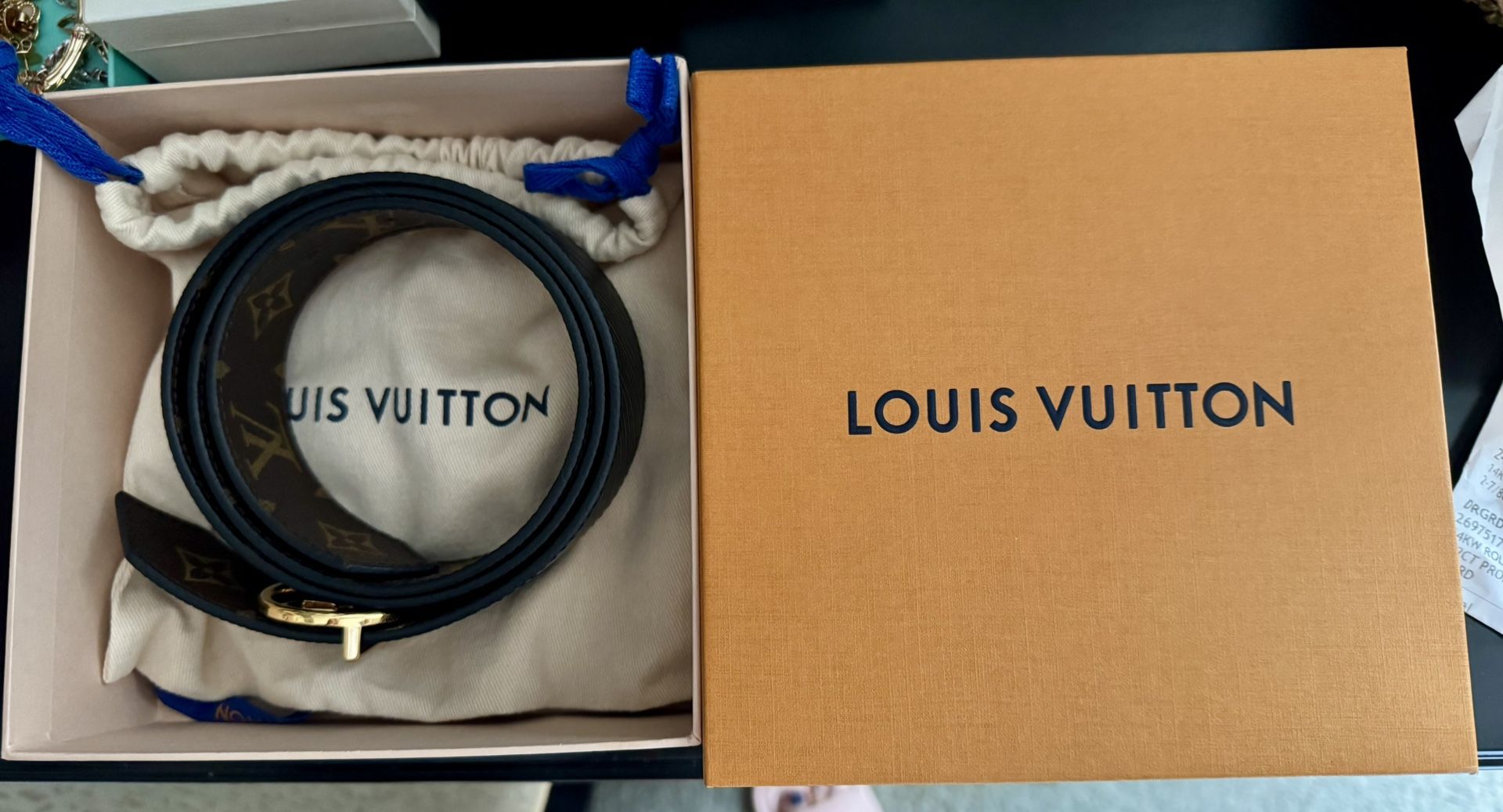Louis Vuitton Reversible Leather Belt
