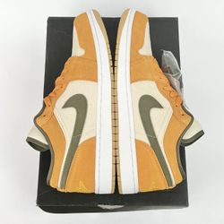 DS Air Jordan 1 Low Light Curry size 11 DH6931-102 Ceramic Orange