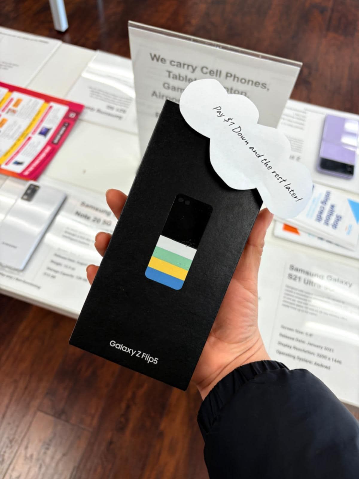 ⚡ Samsung Galaxy Z Flip 5 5G – Just $5 Down! 💰