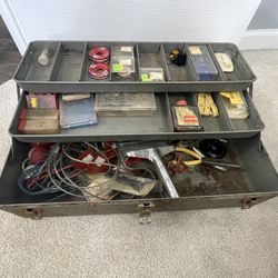  My Buddy Vintage Tackle Box & Contents