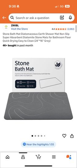 Stone Bath Mat