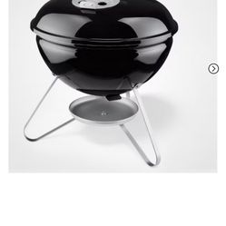 Weber 14" 10020 Portable Grill: Charcoal, Weather-Resistant, Porcelain-Coated, Steel Grates, 147 sq. in. Cooking Area