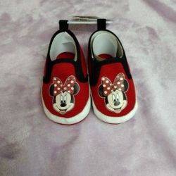 Minnie Mouse Baby Shoes 