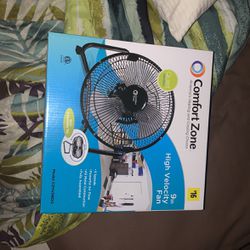 High Velocity - Quiet Indoor Bedroom Fan