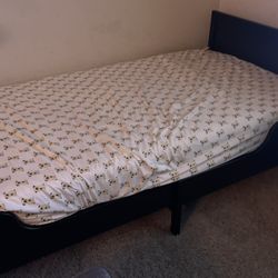 Twin Size Bed Wood