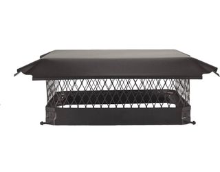 Draft King 15” x 15” Black Steel Chimney Cap