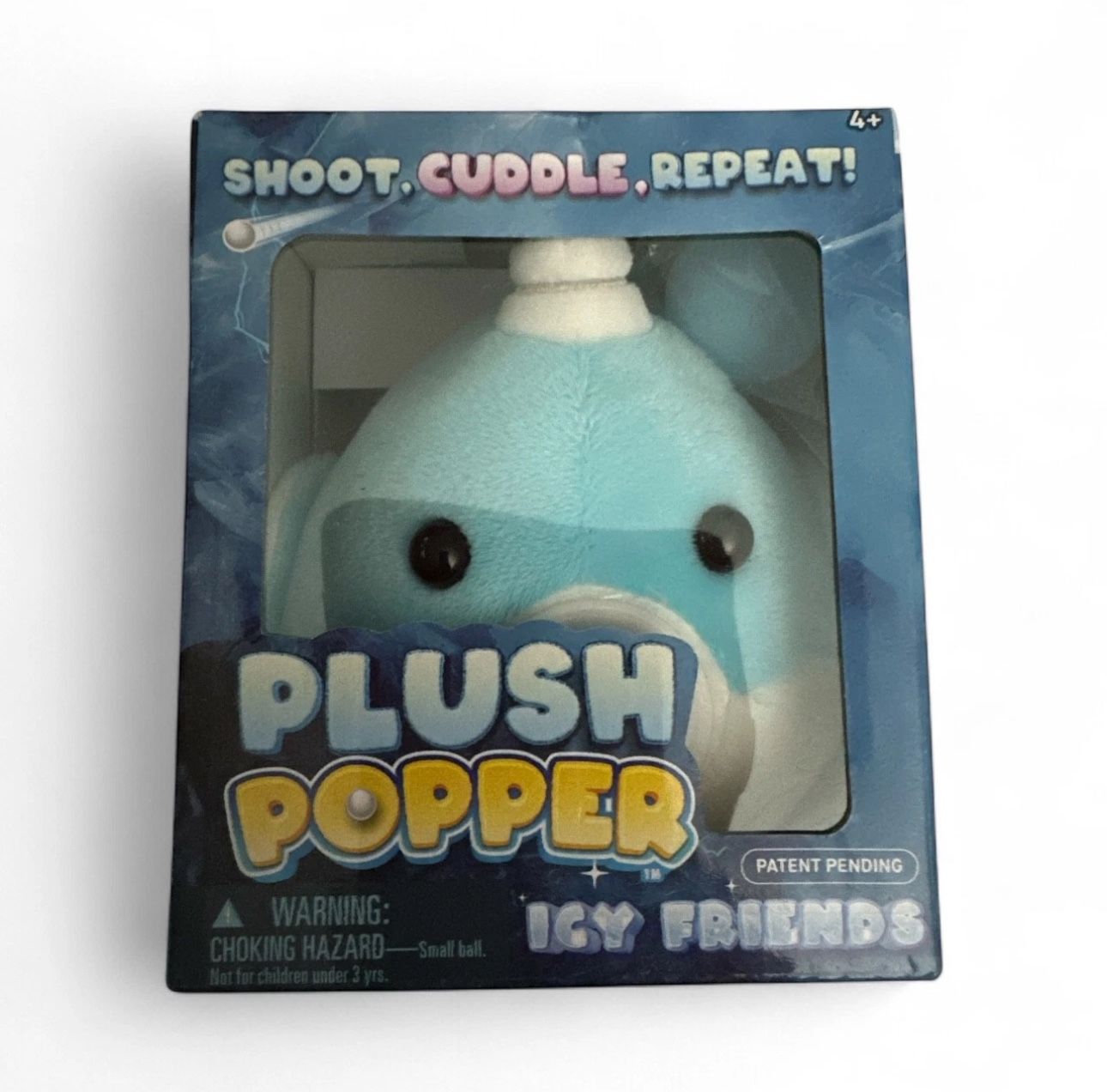 Icy Friends Plush Poppers Nawa The Narwhale (Narwhal) 4” 4+Plush Stuffed Animals