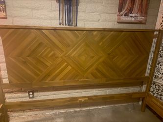 King size headboard and frame