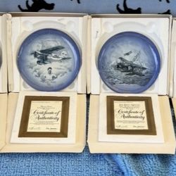 Copenhagen Porcelain Bing& Grondahl Hanging Commemorative Plates
