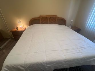 Cal king bed no mattress