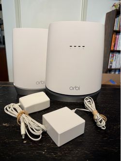 NETGEAR Orbi AX4200 Tri-Band Mesh WiFi 6 System with 32x8 DOCSIS 3.1 Cable Modem